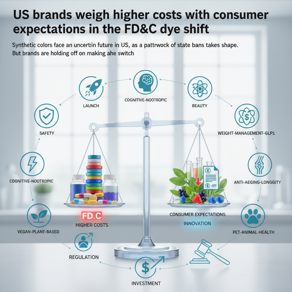 US Brands Balance High Natural Colour Costs Against State-Level FD&C Dye Bans
