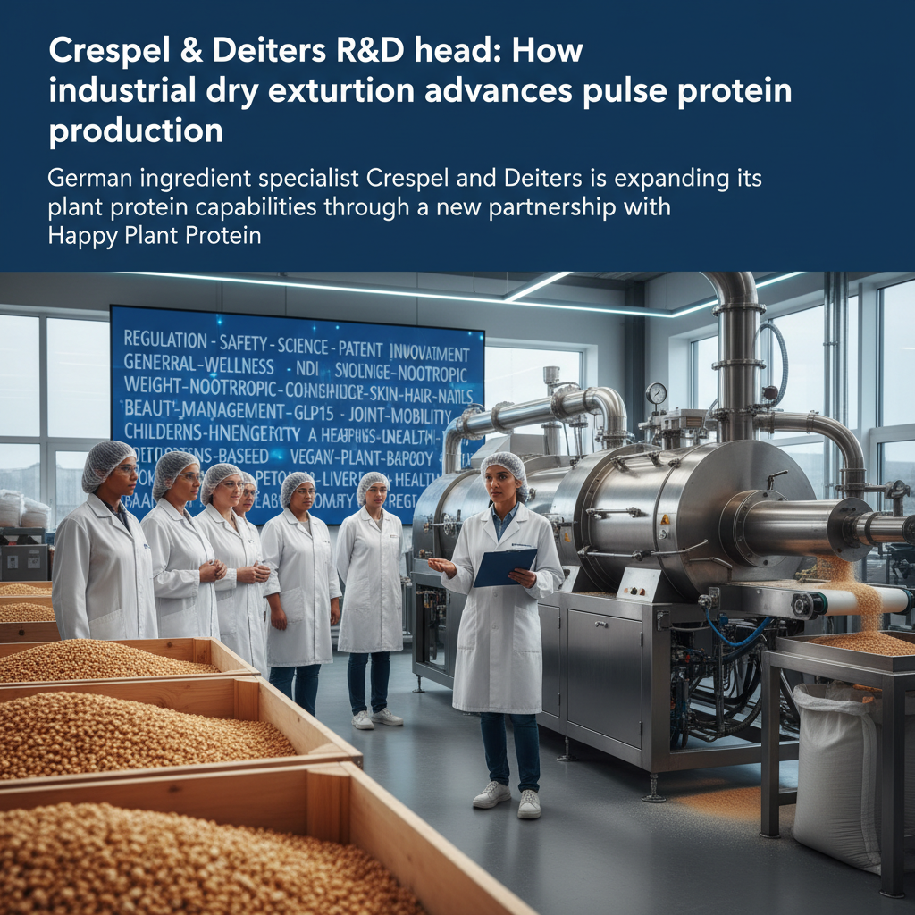 Dry Extrusion Advance for European Pulse Proteins Cuts Processing Costs