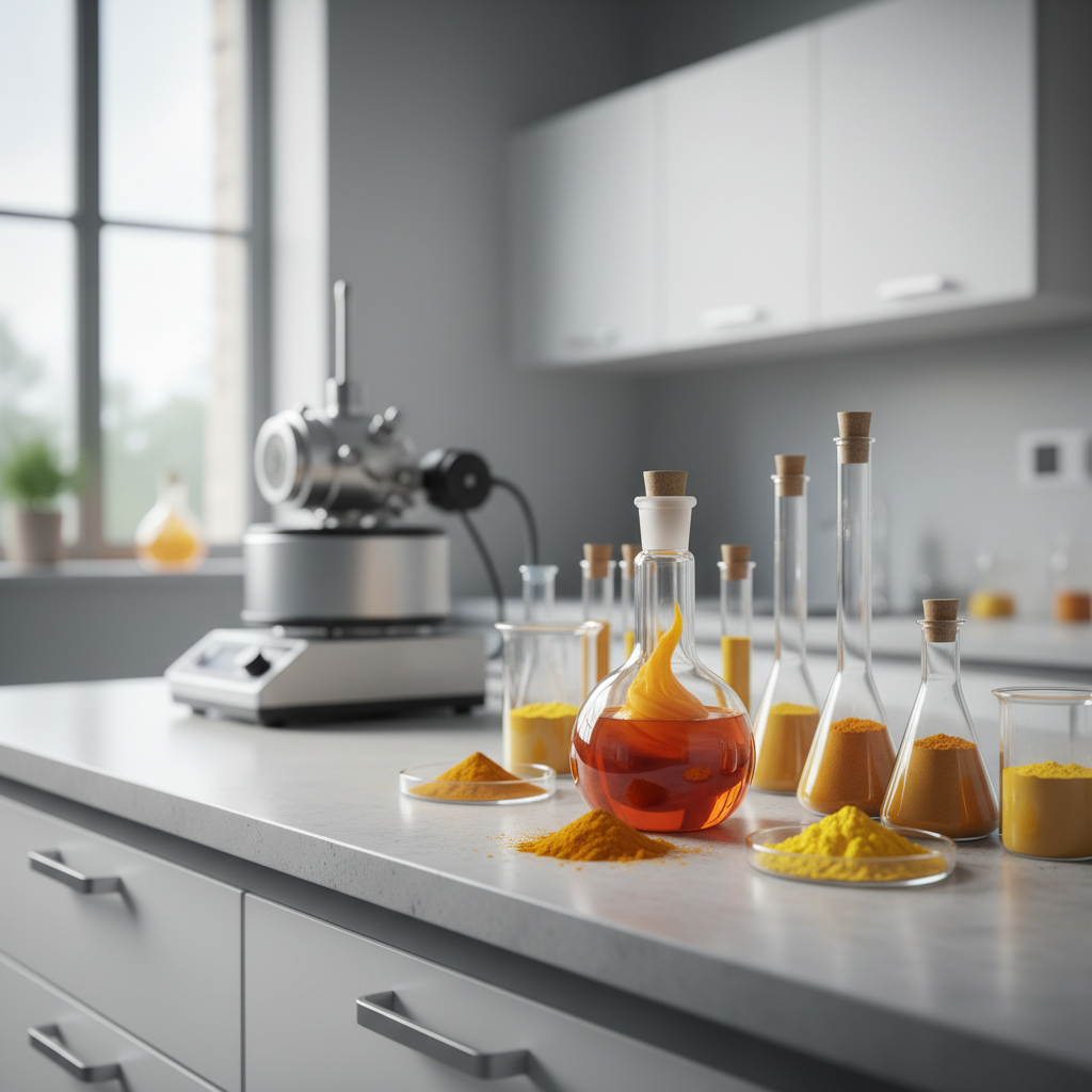 Turmeric / Curcumin concept image