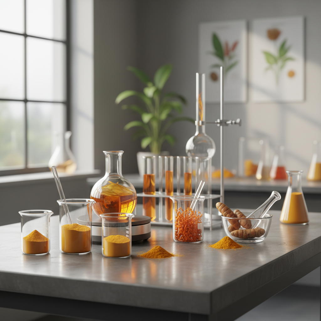 Turmeric / Curcumin concept image