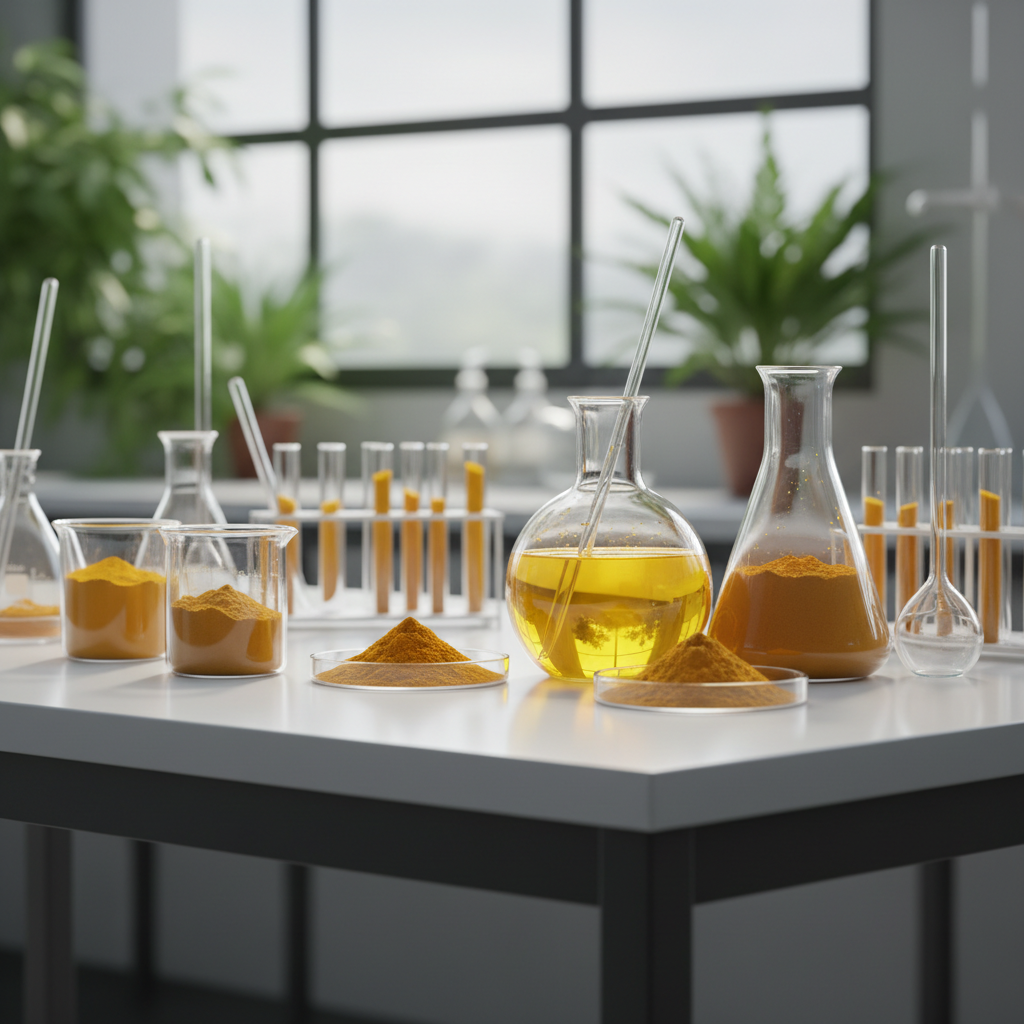 Turmeric / Curcumin concept image