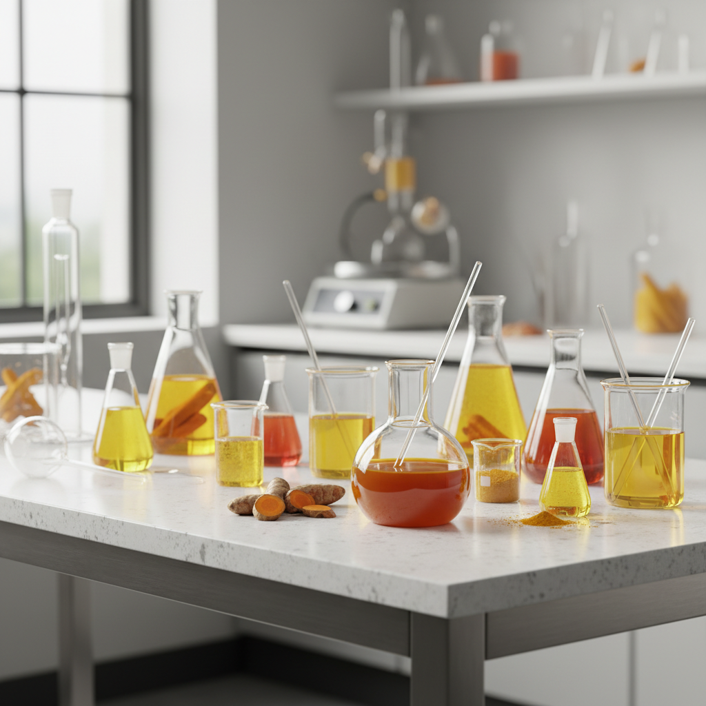 Turmeric / Curcumin concept image