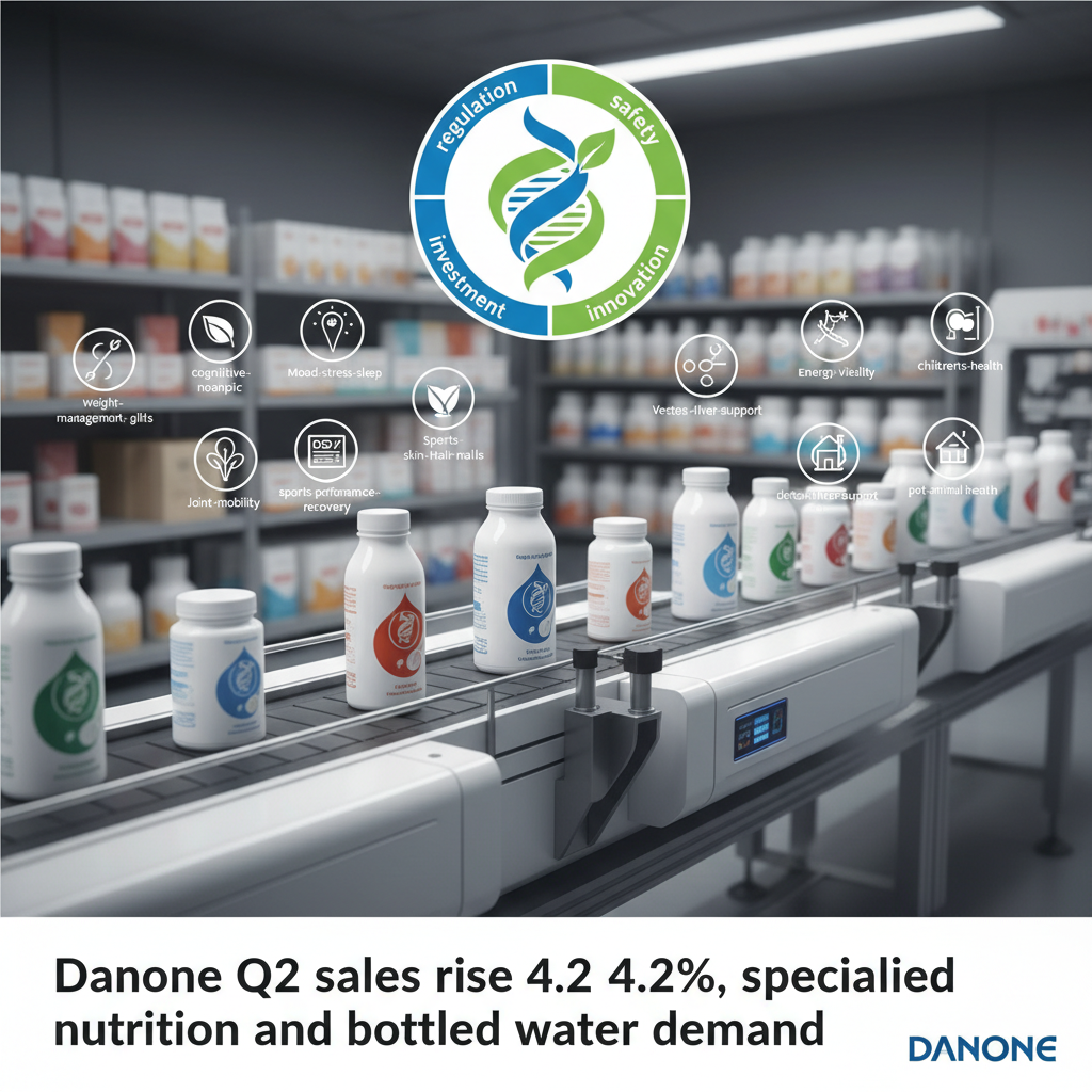 Danone Q2 Sales Up 4.2% on Demand for High-Protein Dairy and Specialised Nutrition