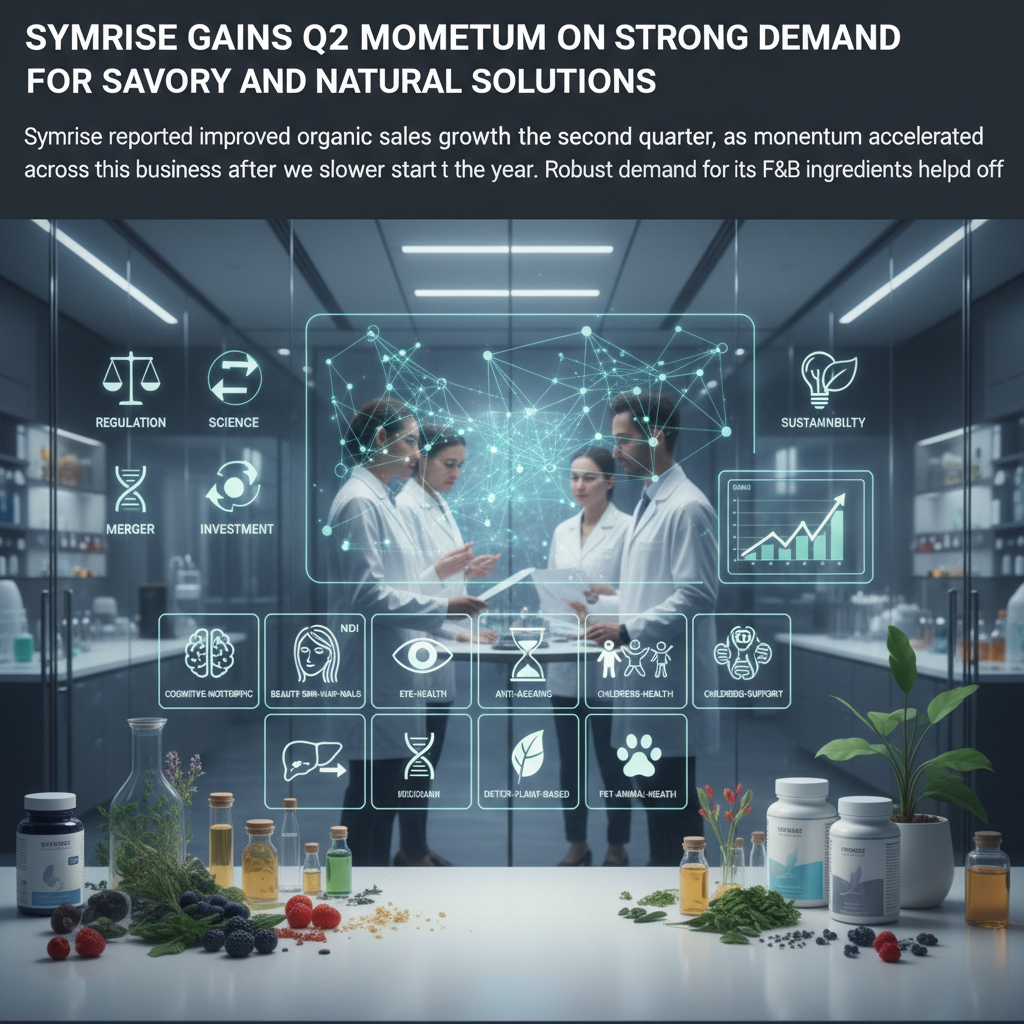Symrise Q2: Savory & Natural Solutions Drive Growth, Cost Pressures Persist