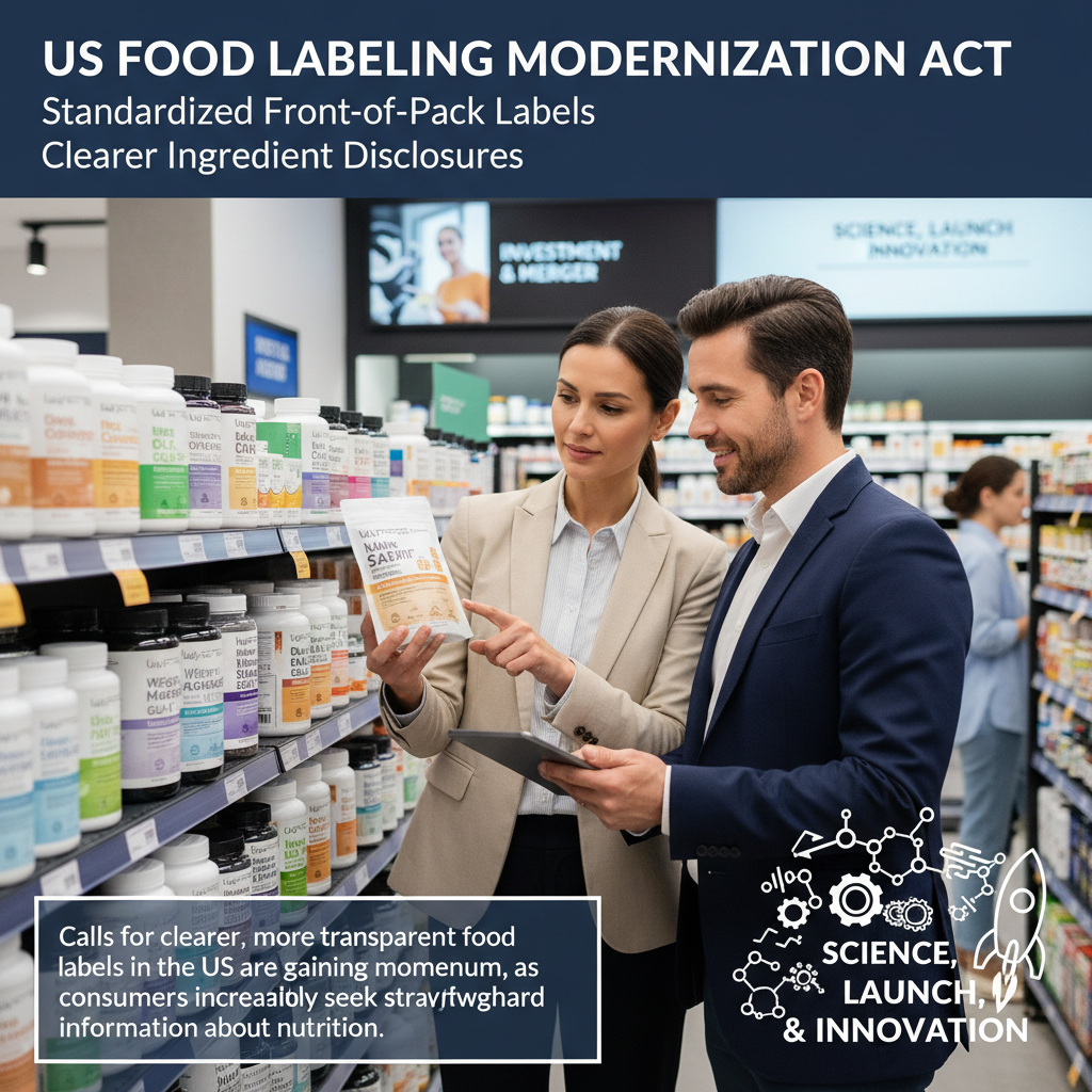 US Food Labeling Modernization Act targets FoP labels and ingredient clarity