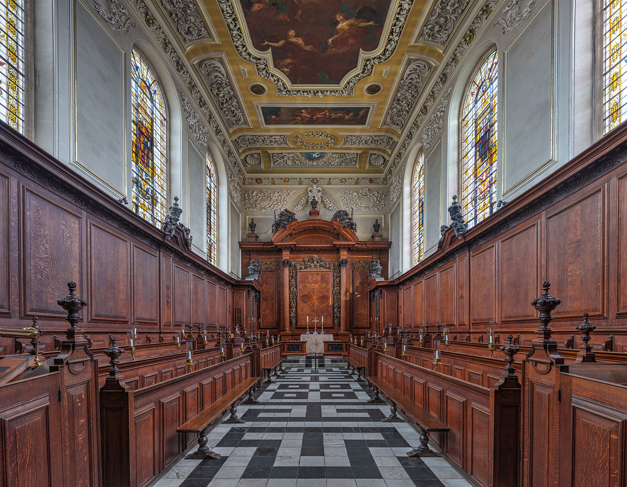 Trinity College Chapel, Oxford.