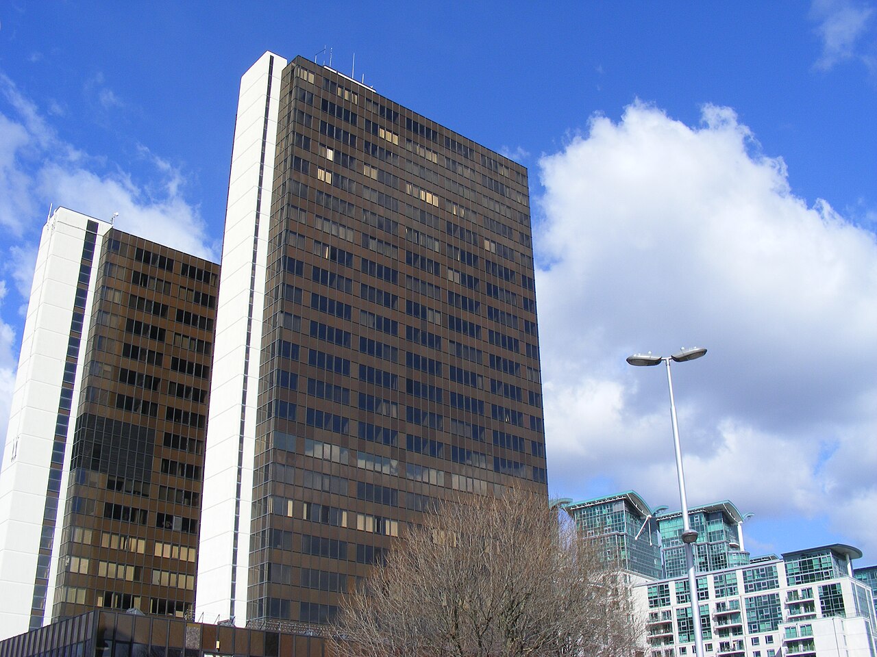 Market Towers, Vauxhall Market Towers are 88 metres tall and is Vauxhall's tallest building.