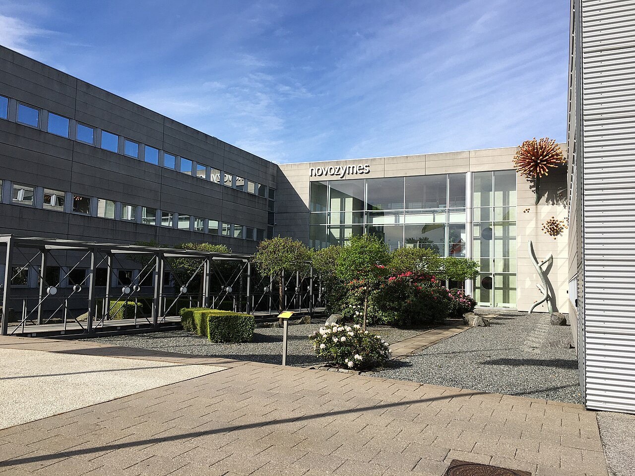 Novozymes A/S - hovedbygning i Bagsværd.
