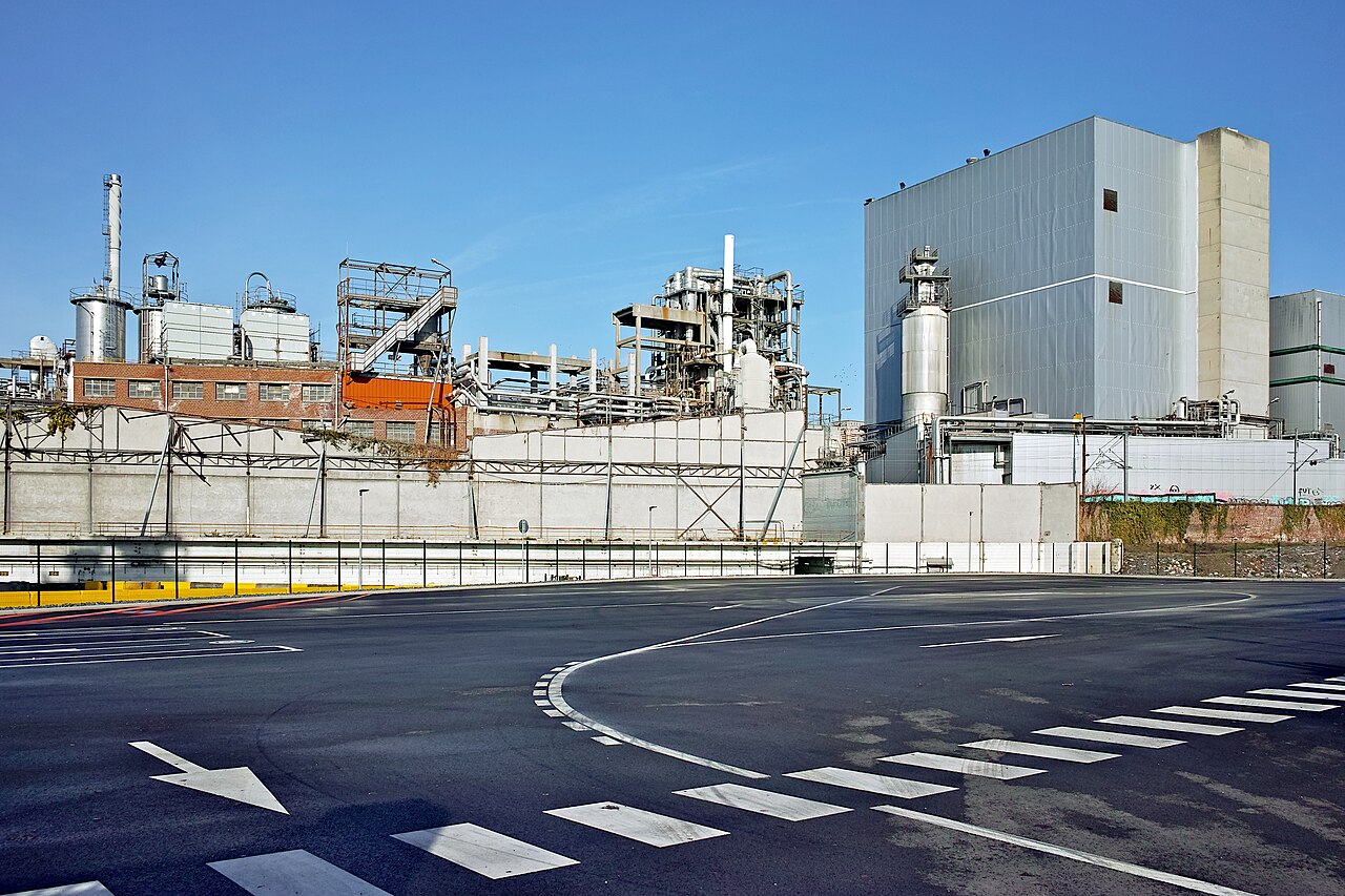 Entrance to the Cargill plant, Rue du Général Mesny, in Haubourdin.